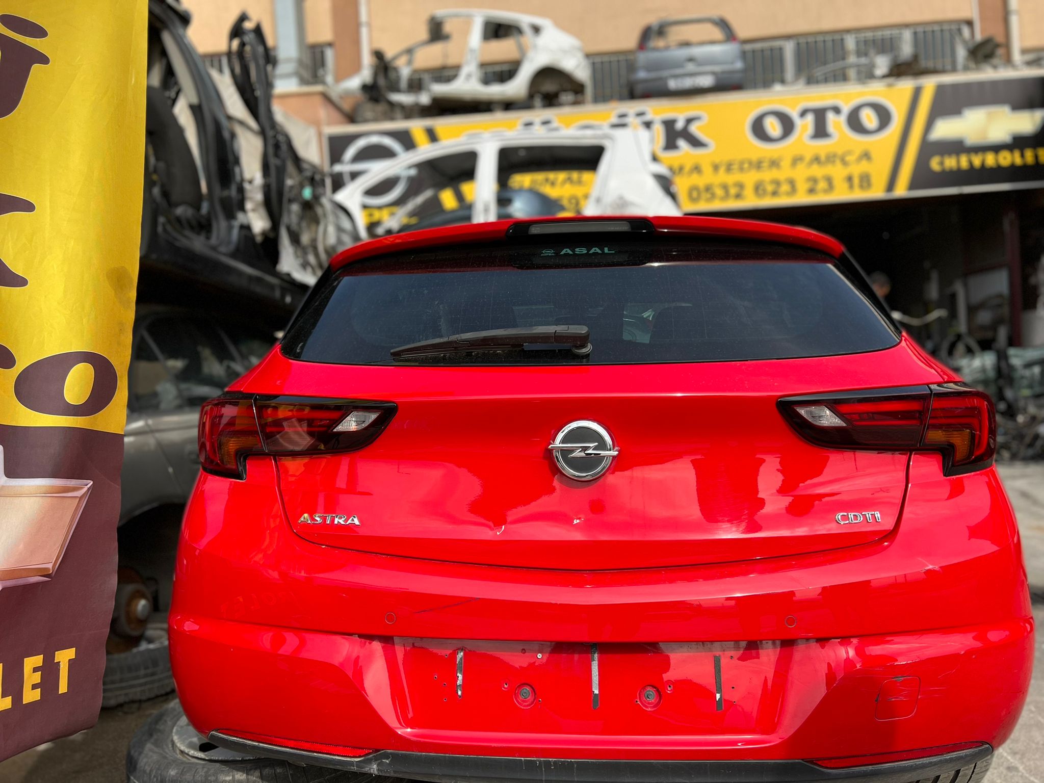 opel-astra-k-cikma-orijinal-arka-tampon Opel Astra K Çıkma Orijinal Arka Tampon
